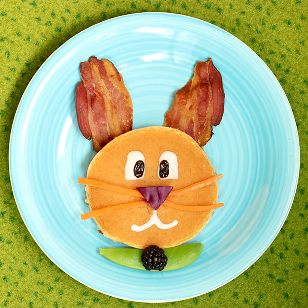 Easter Bunny Pancakes
 Easter Bunny Pancakes The Petite Cook™