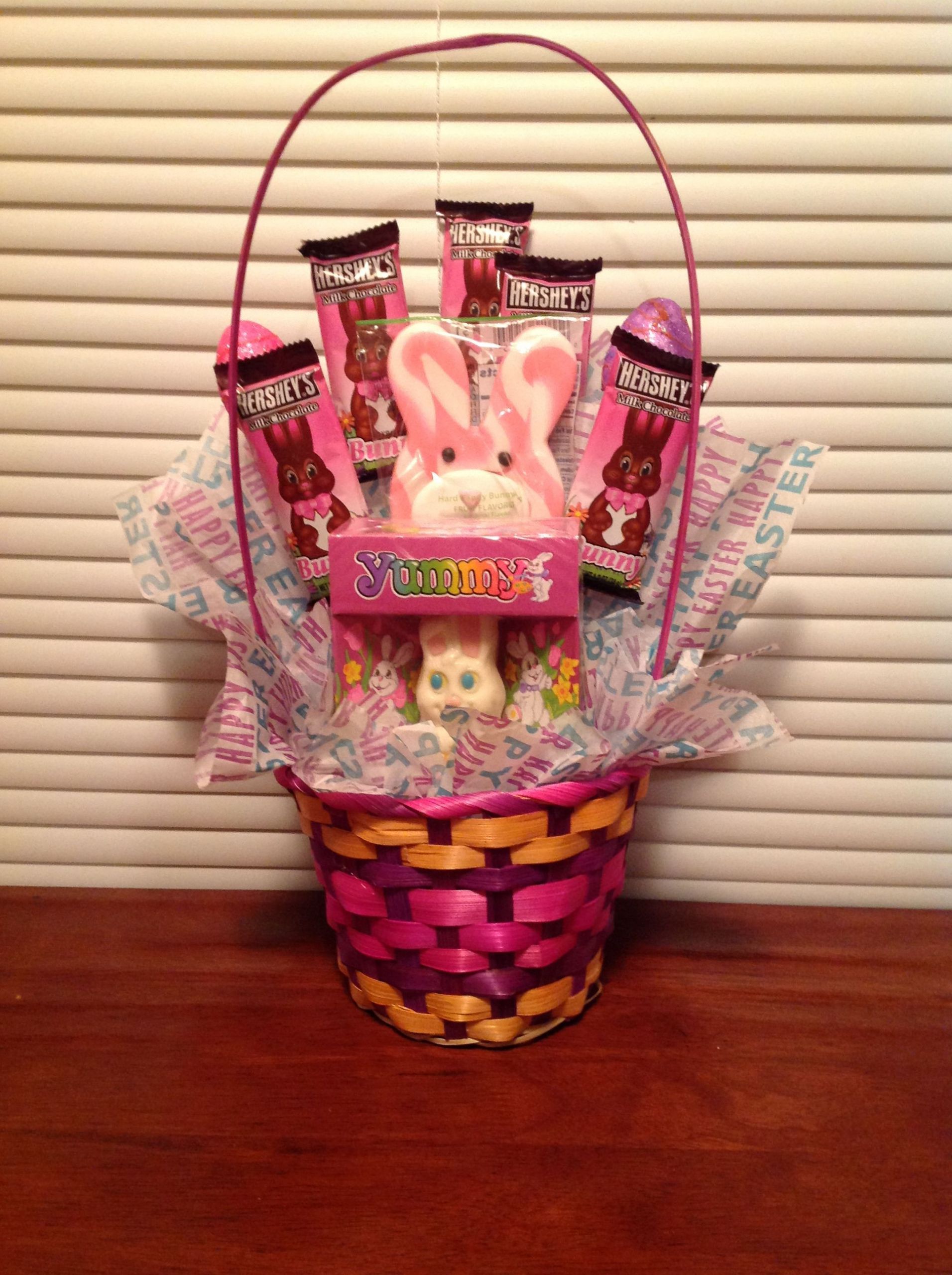 Easter Candy Crafts
 pink EASTER candy bouquet I made $15 00