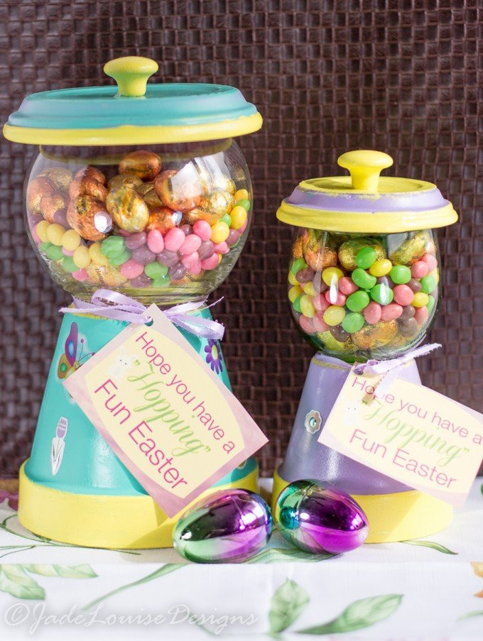 Easter Candy Crafts
 Best Easter Candy Jar Craft Nestle filled Gumball Machine