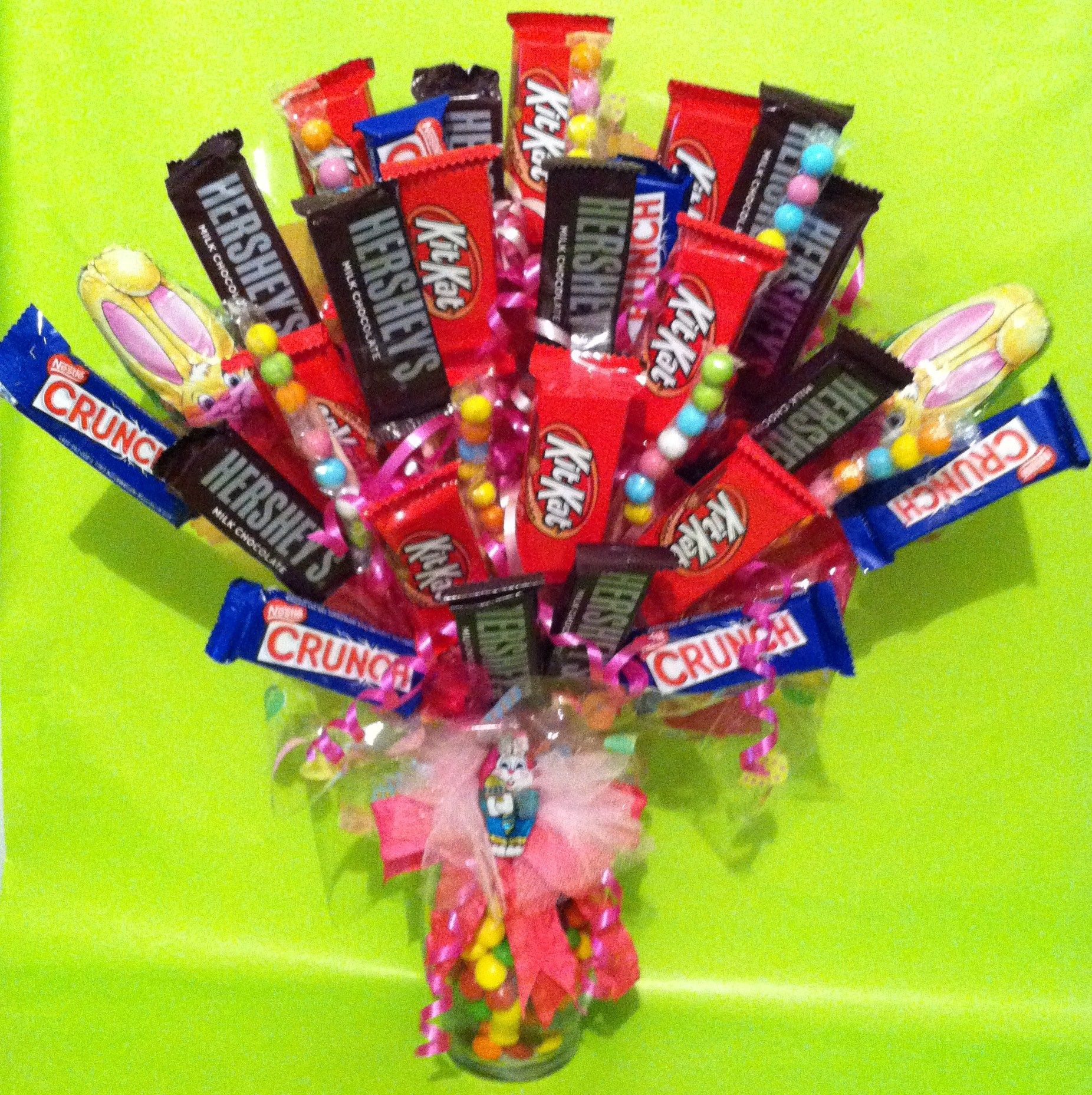 Easter Candy Crafts
 Easter Candy Bouquet Made in a variety of colors and