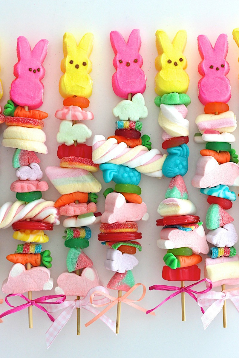 Easter Candy Ideas
 Easter Candy Kabobs