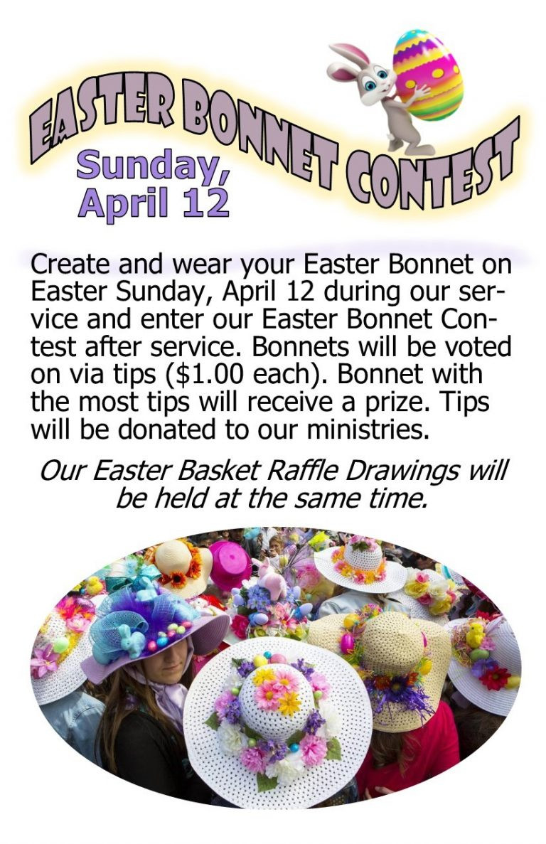 Easter Contest Ideas
 Easter Bonnet Contest Hagerstown Area Religious Council