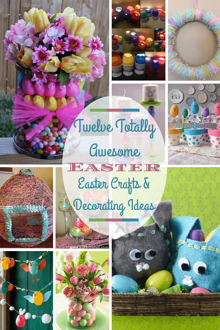Easter Craft Supplies
 Twelve Easter Crafts Decorating Ideas and DIY Fun