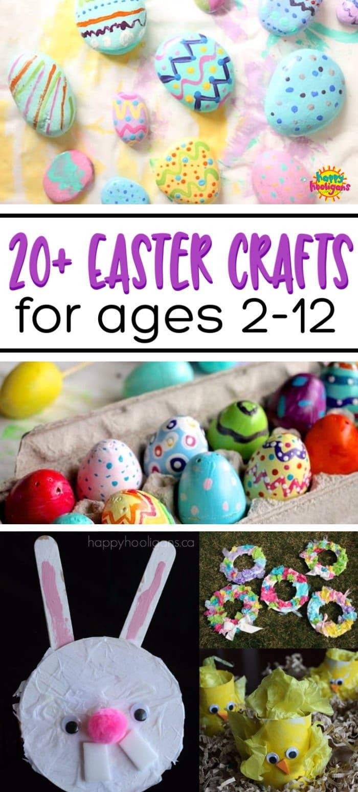 Easter Crafts For Elementary Students
 Easy Easter Crafts for Kids of All Ages Happy Hooligans