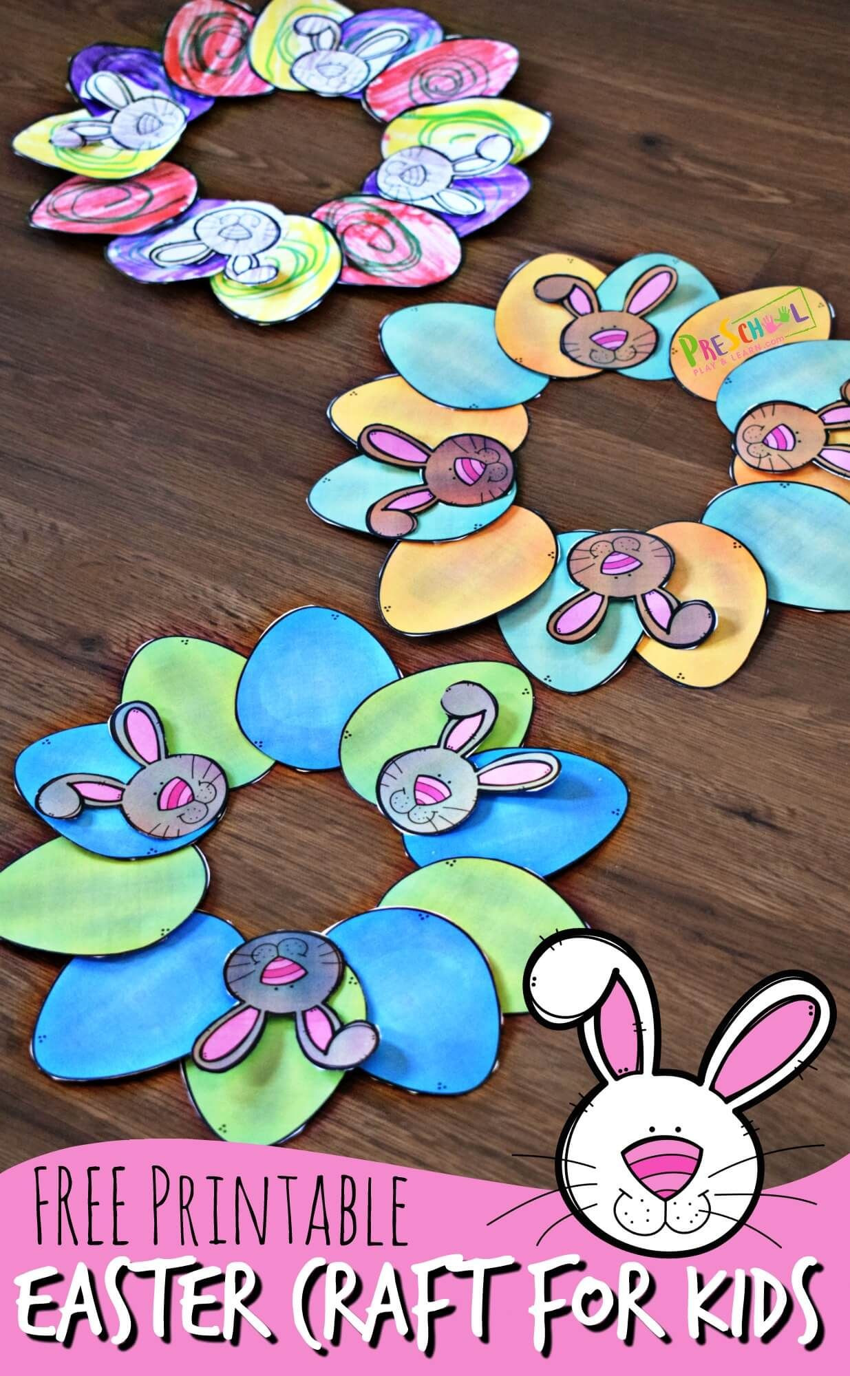 Easter Crafts For Elementary Students
 FREE Printable Easter Craft for Kids this is such a cute