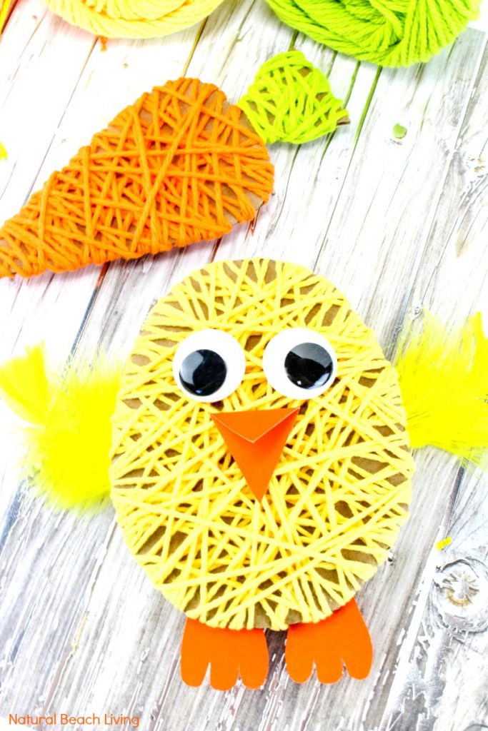 Easter Crafts For Elementary Students
 Easy Easter Crafts for Kids Yarn Crafts for Kids