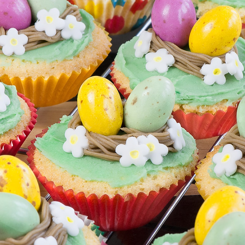 Easter Cupcakes Images
 Easter Nest Cupcakes