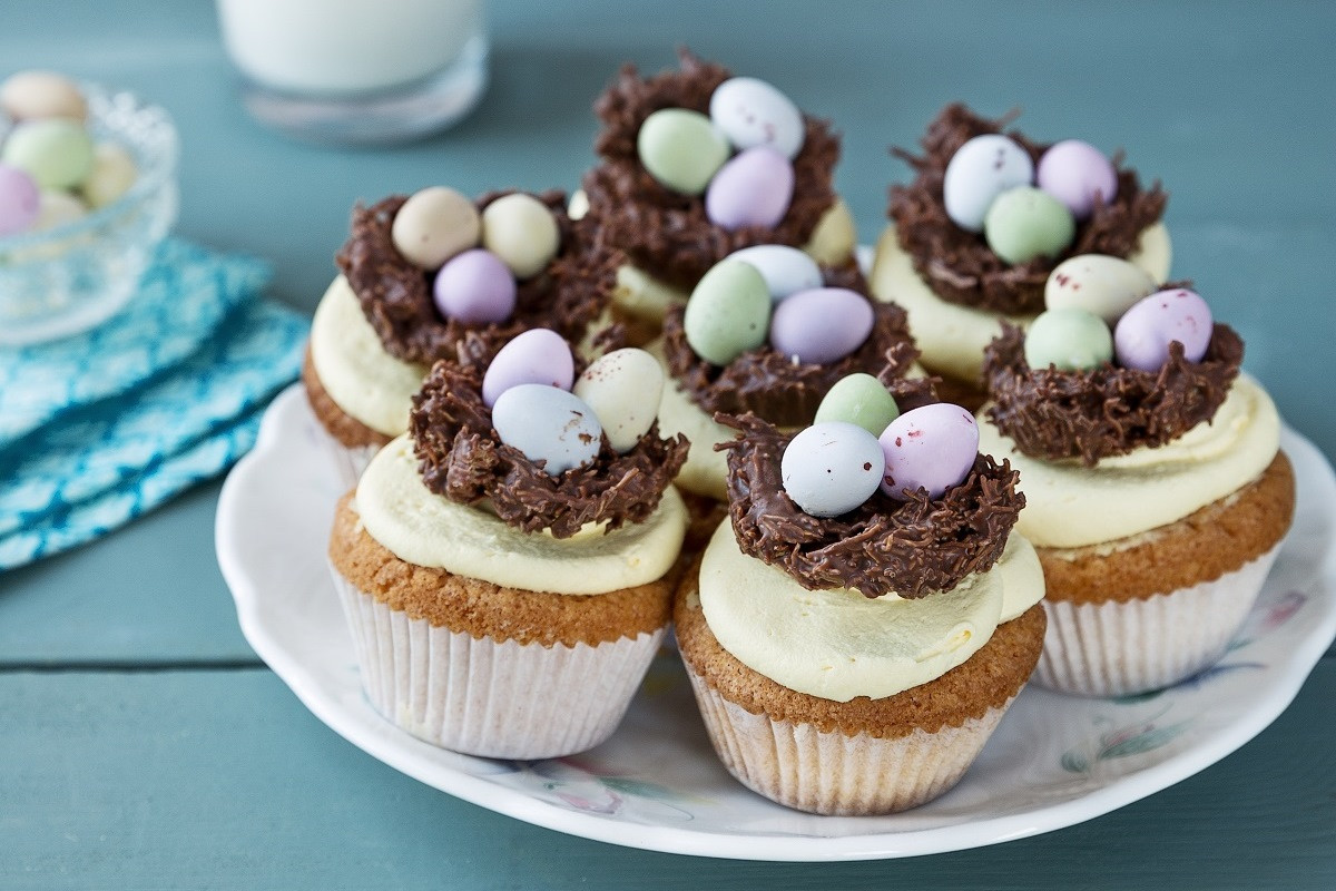 Easter Cupcakes Images
 Easter Cupcakes with Nests Recipe