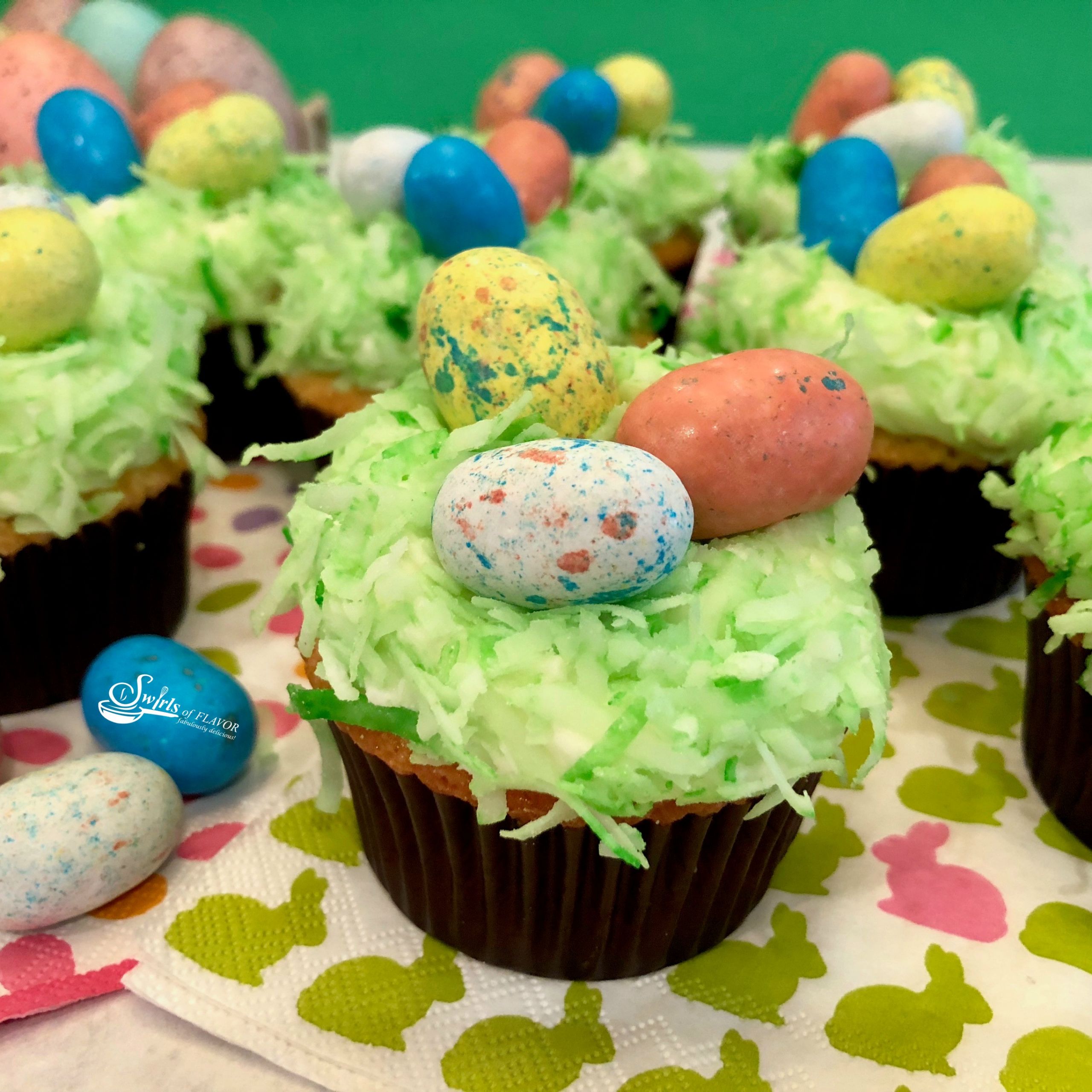 Easter Cupcakes Images
 Easter Egg Coconut Cupcakes Swirls of Flavor
