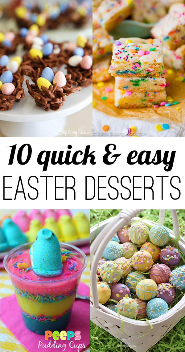 Easter Dessert Ideas Pinterest
 10 easy Easter Desserts