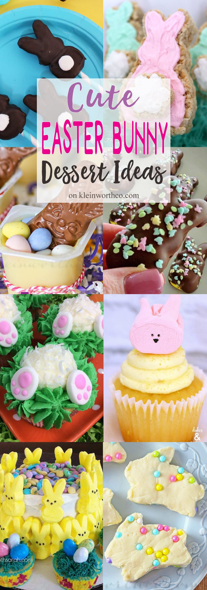 Easter Dessert Ideas Pinterest
 Cute Easter Bunny Dessert Ideas Kleinworth & Co
