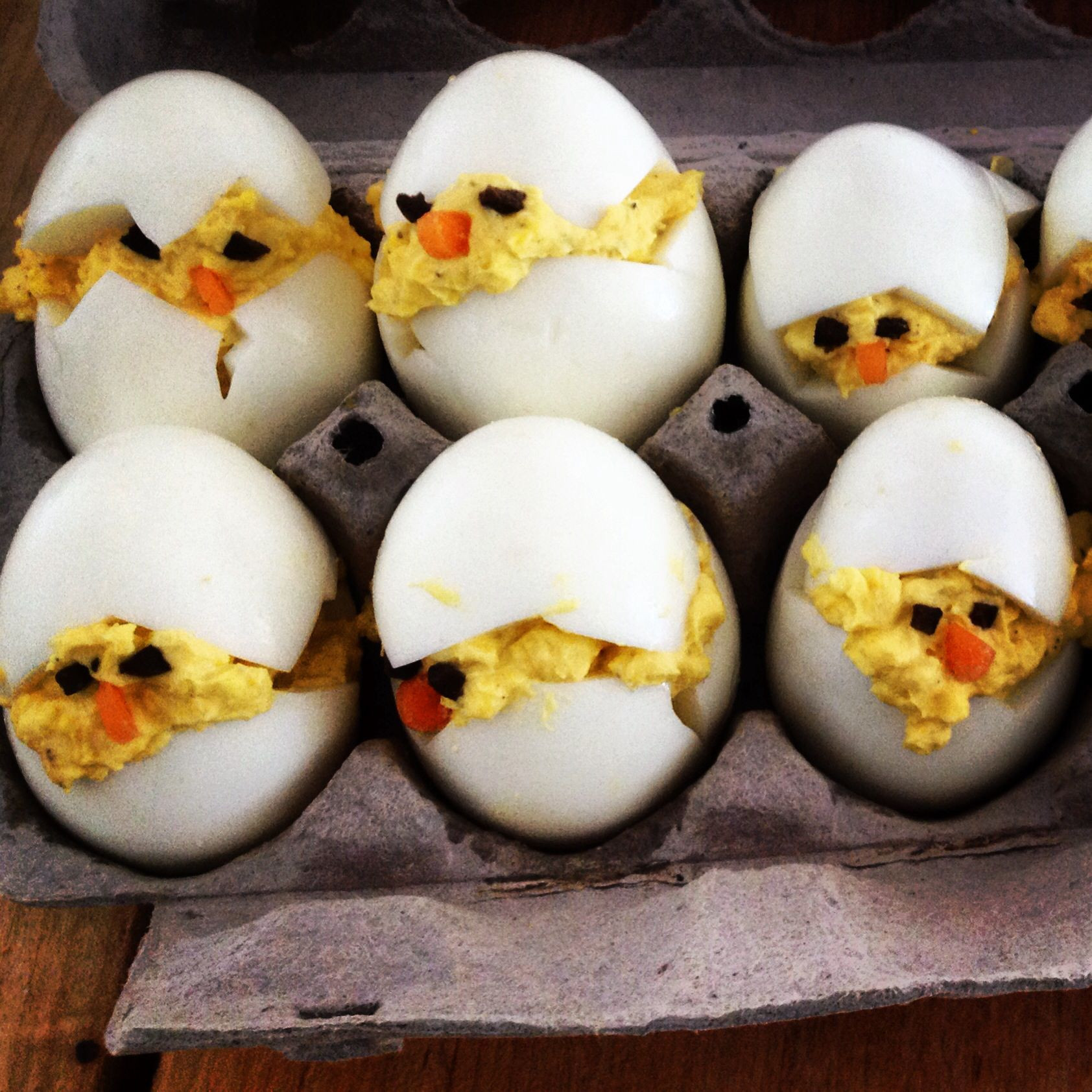 Easter Deviled Eggs
 Easter deviled eggs