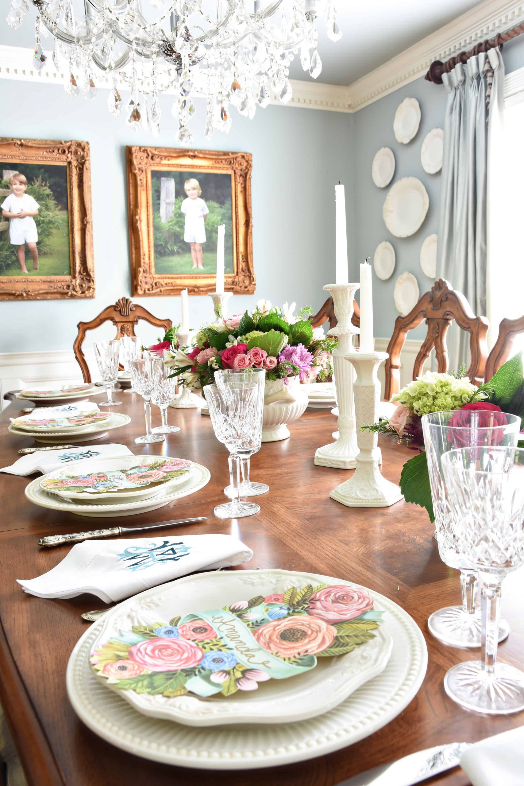 Easter Dinner Restaurants
 Formal Dining Table for Easter & Spring Events – Dixie