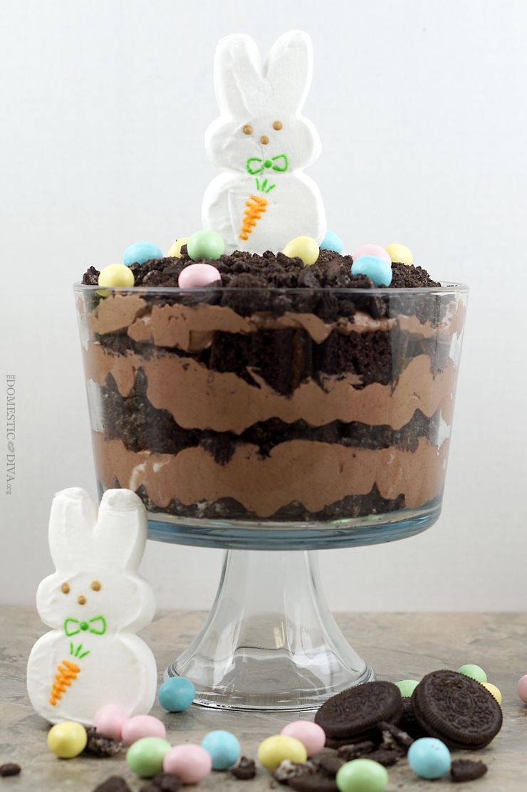 Easter Dirt Cake Recipe
 Easter Bunny Dirt Cake Trifle Recipe