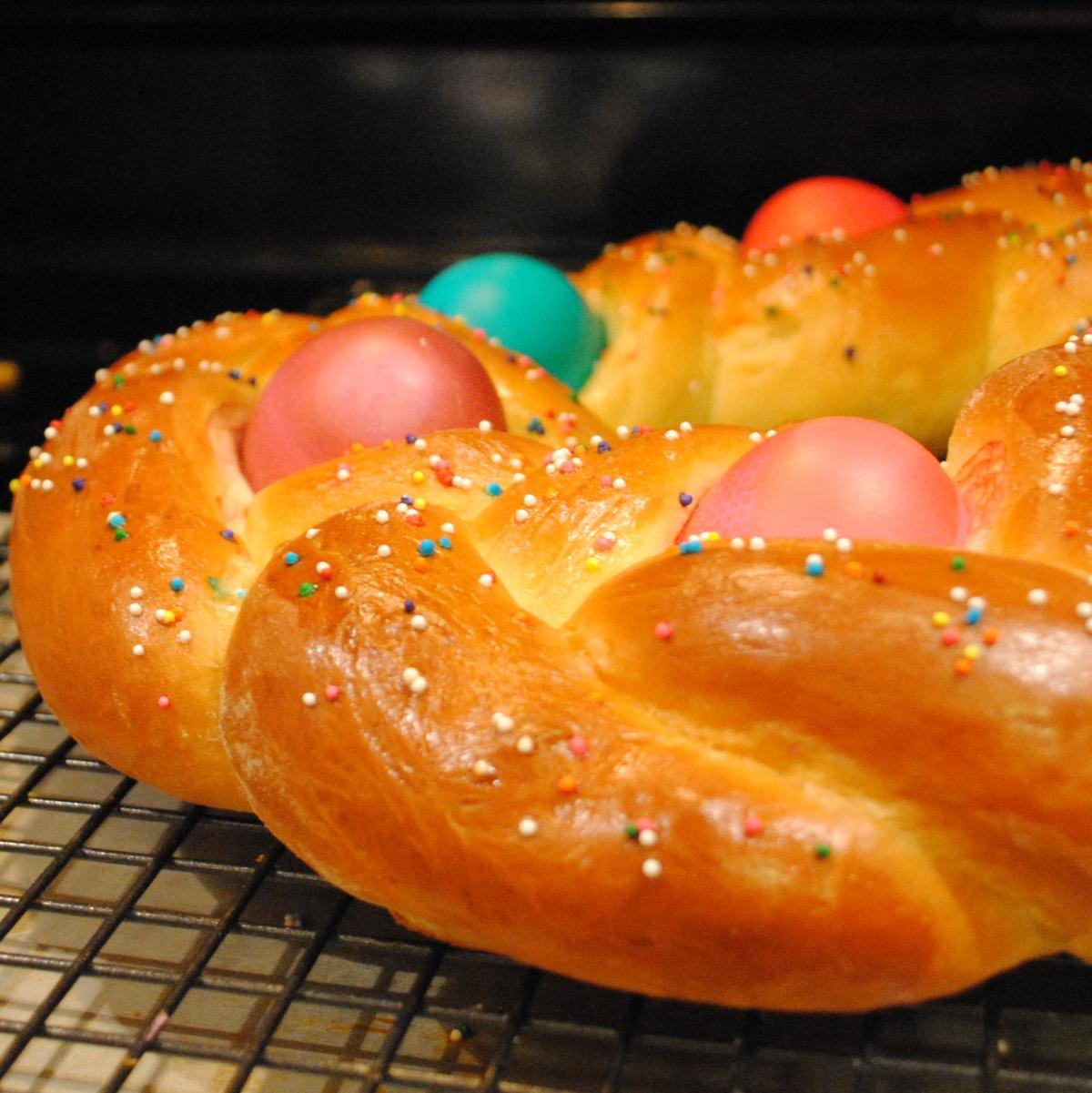 Easter Egg Bread
 How to Make 12 Gorgeous Easter Breads From Around the