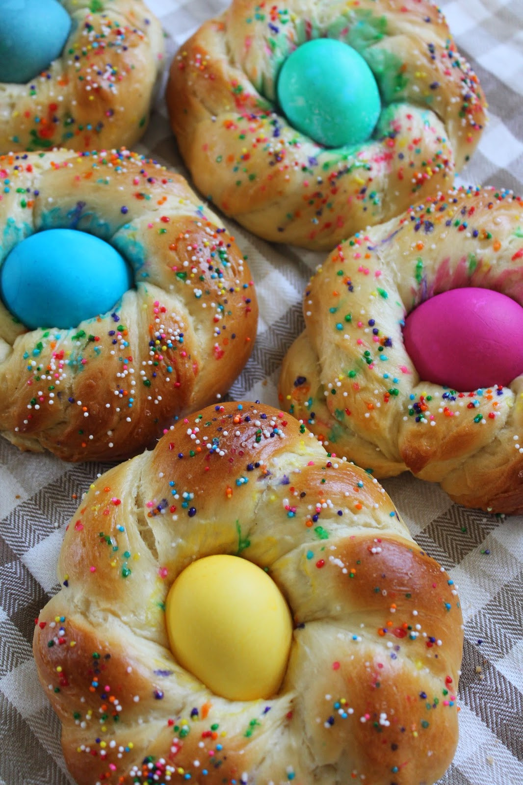 Easter Egg Bread
 The Cultural Dish Recipe Italian Easter Egg Bread