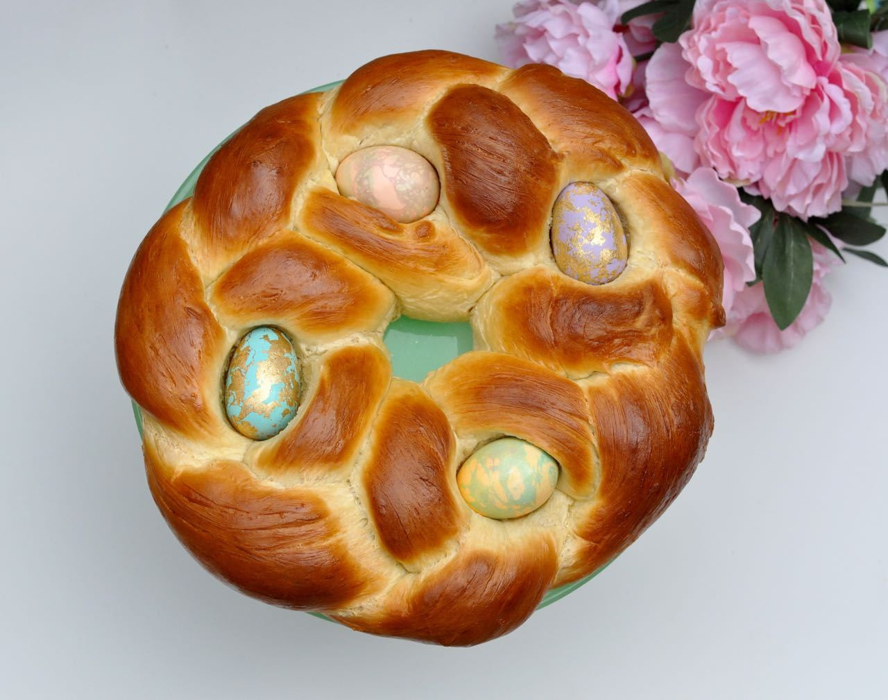 Easter Egg Bread
 Braided Easter Bread