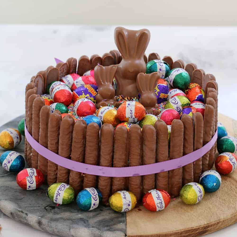 Easter Egg Cake Ideas
 Cheats 15 Minute Chocolate Overload Easter Cake Bake