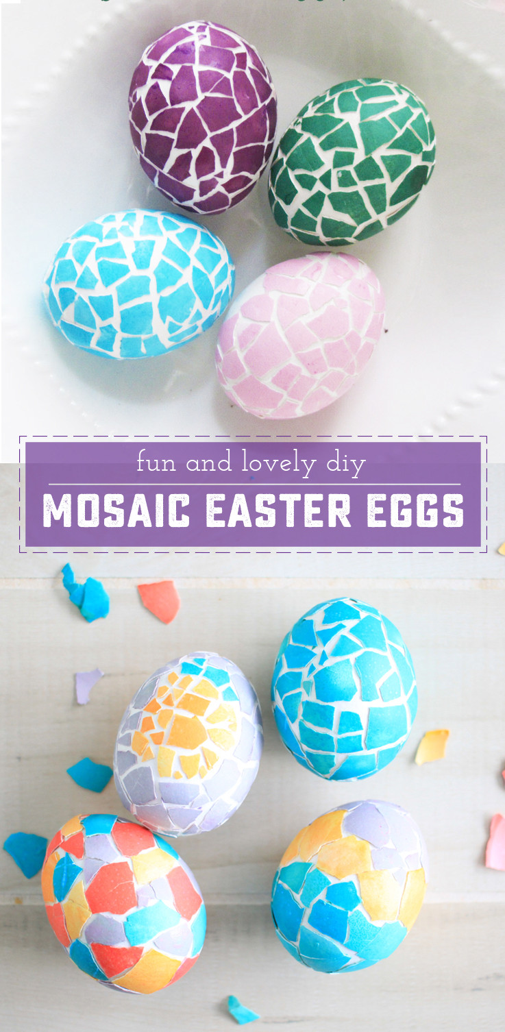 Easter Egg Dying Ideas
 How To Make Beautiful Mosaic Eggs For Easter Sweet Anne