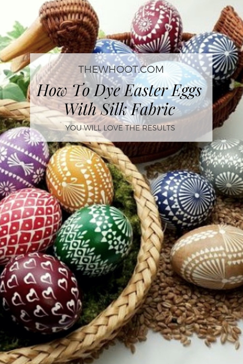 Easter Egg Dying Ideas
 How To Dye Easter Eggs With Silk Fabric Video