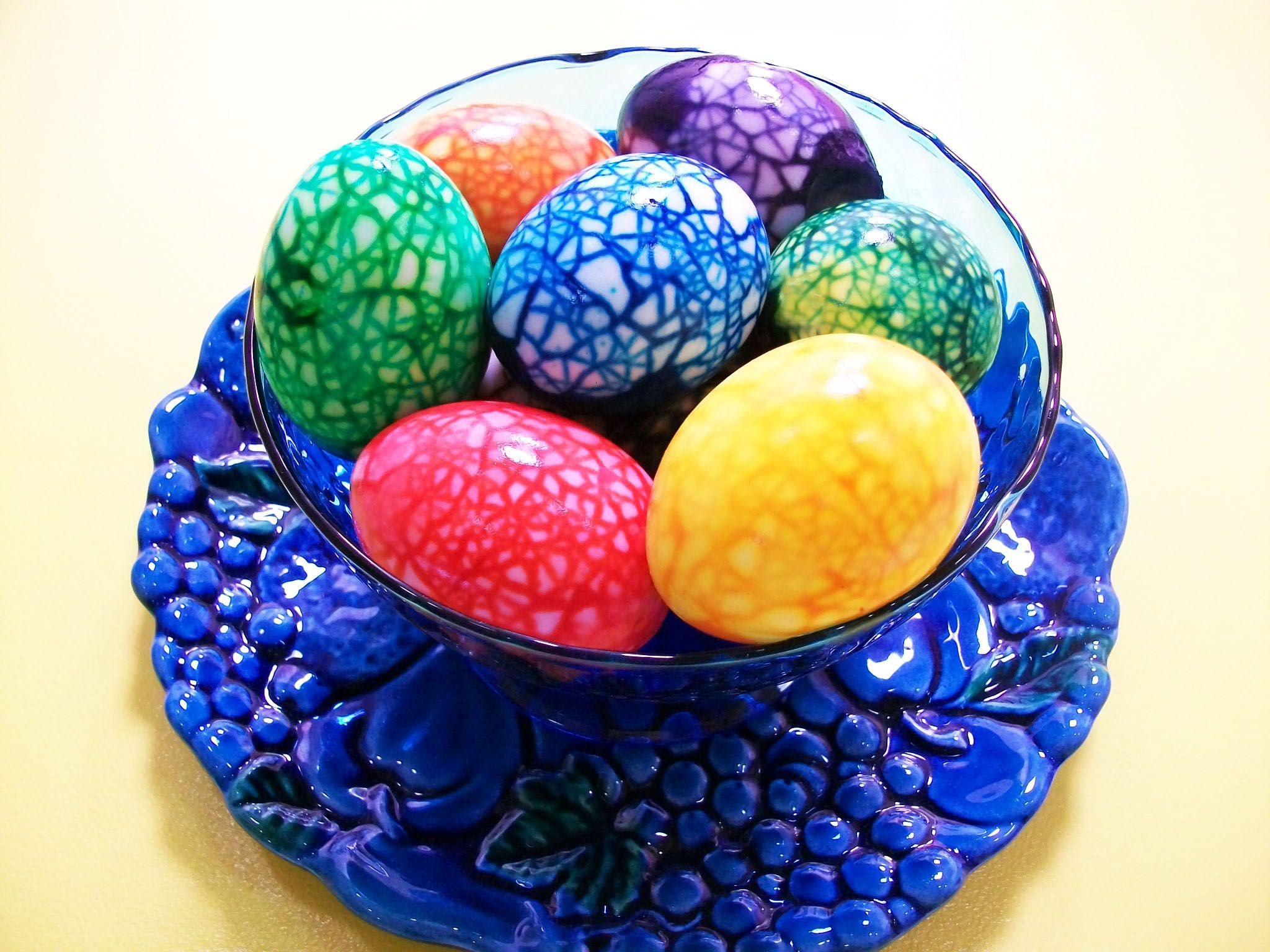 Easter Eggs With Food Coloring
 Marble Easter eggs food coloring