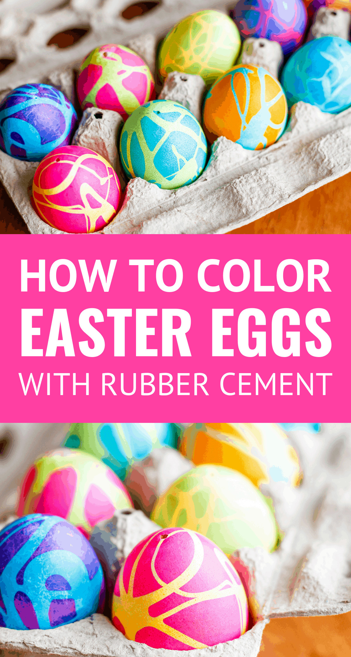 Easter Eggs With Food Coloring
 Coloring Easter Eggs w Rubber Cement & Food Coloring