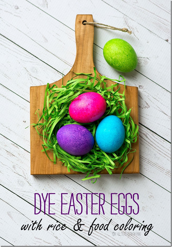 Easter Eggs With Food Coloring
 Dye Easter Eggs With Rice & Food Coloring It All Started