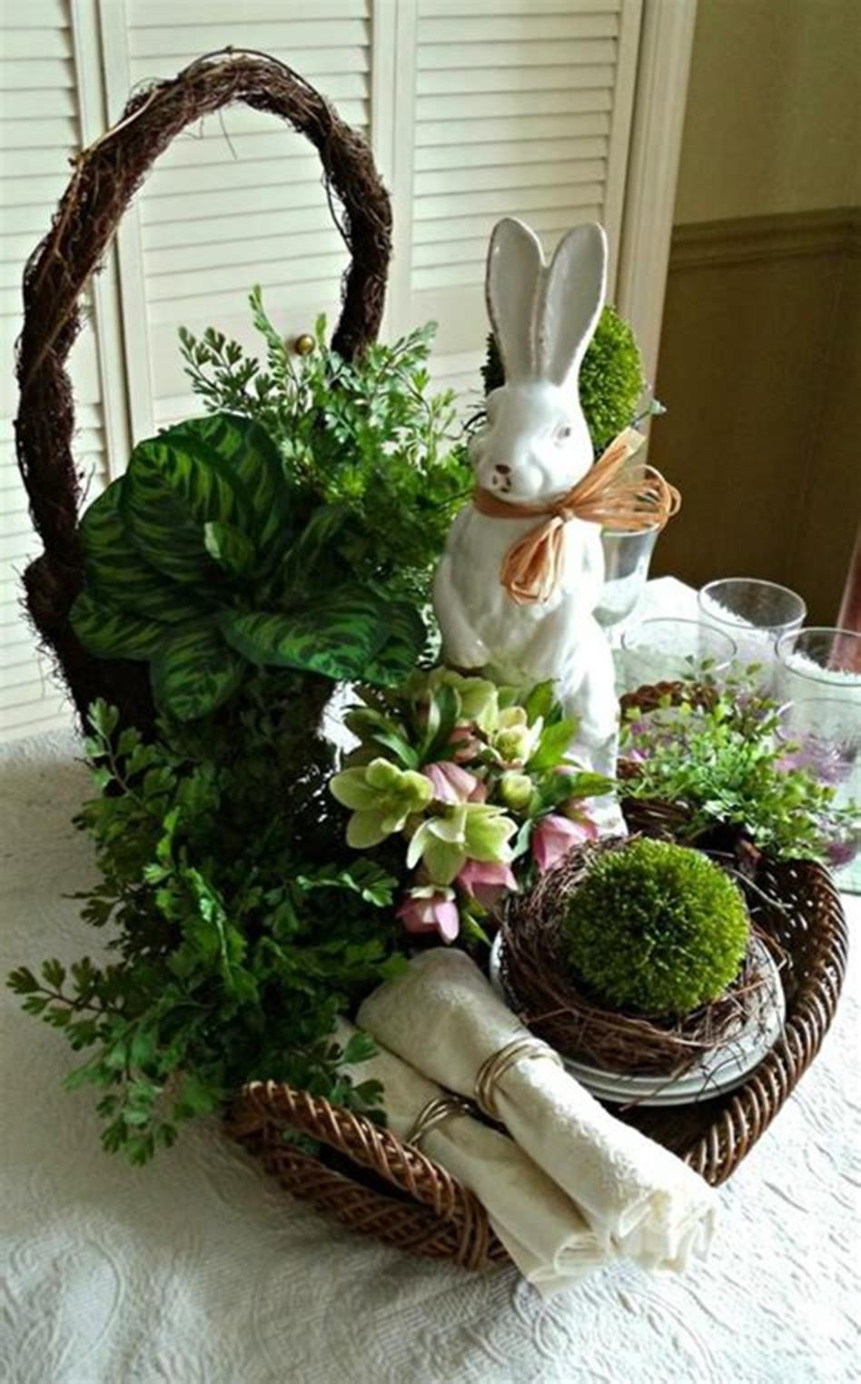 Easter Home Decor
 40 Beautiful DIY Easter Table Decorating Ideas for Spring