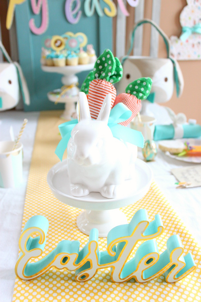 Easter Party Decorations
 Kara s Party Ideas Hoppy Easter Party for Kids