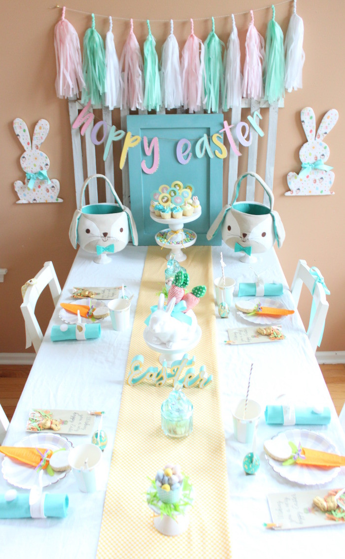 Easter Party Decorations
 Kara s Party Ideas Hoppy Easter Party for Kids