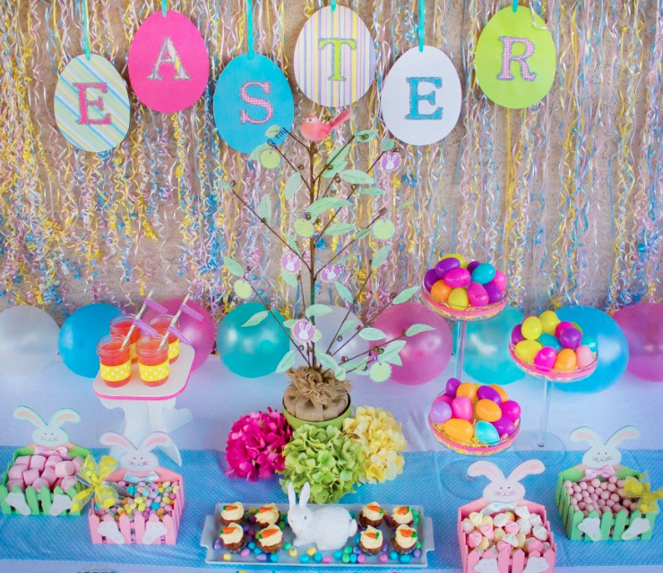 Easter Party Decorations
 Easter party ideas on a bud Savvy Sassy Moms