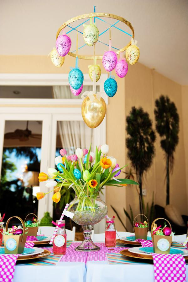 Easter Party Decorations
 Kara s Party Ideas Pastel Easter themed spring party via