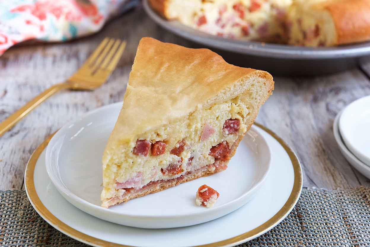 Easter Pie Recipe
 Italian Easter Meat Pie Recipe