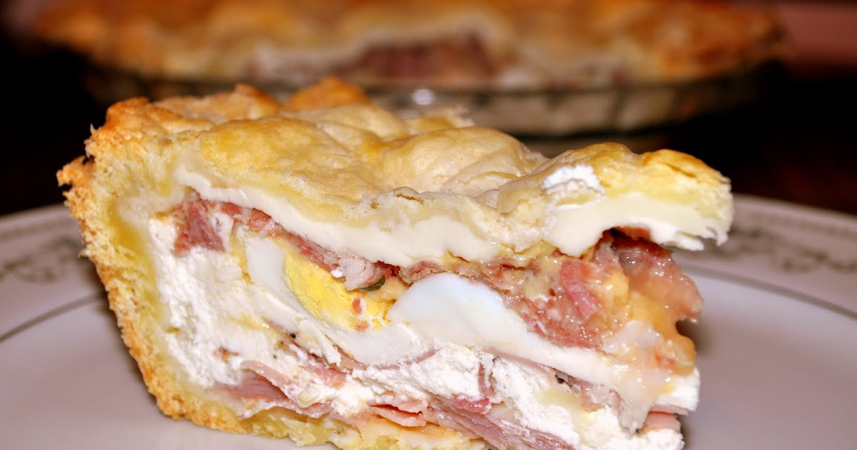 Easter Pie Recipe
 Our Italian Kitchen Pizzagaina Italian Easter Pie