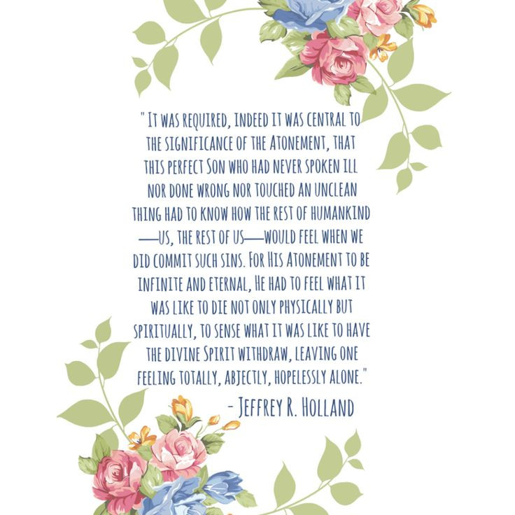 Easter Quotes Lds
 Easter Quote Freebie Jeffrey R Holland