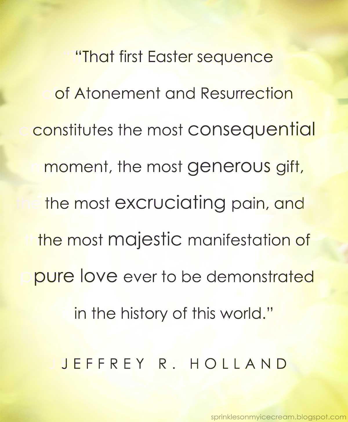 Easter Quotes Lds
 Lds Easter Quotes QuotesGram