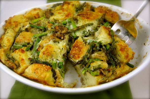 Easter Sides With Ham
 Asparagus Bread Pudding is the perfect spring side dish to