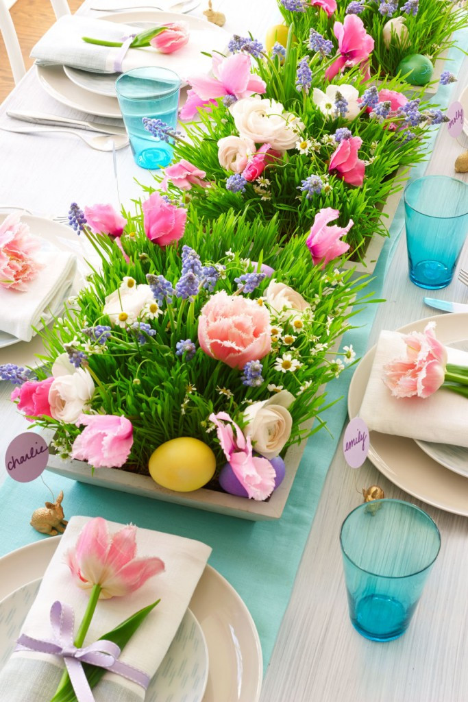 Easter Table Decor
 20 Wonderful Table Decorations For A Lovely Easter Brunch