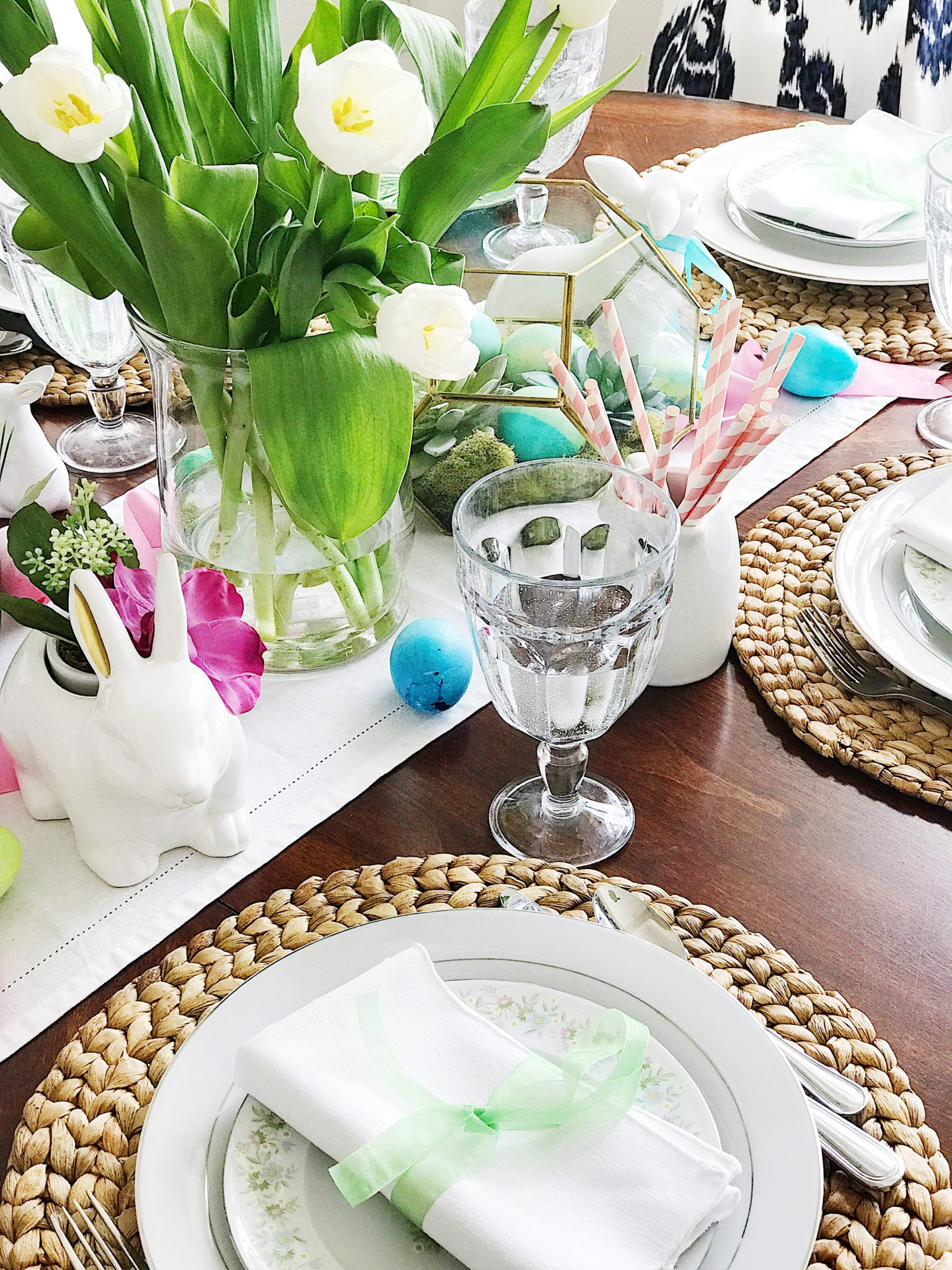 Easter Table Setting Ideas
 Simple Fresh and Pretty Springtime and Easter Table