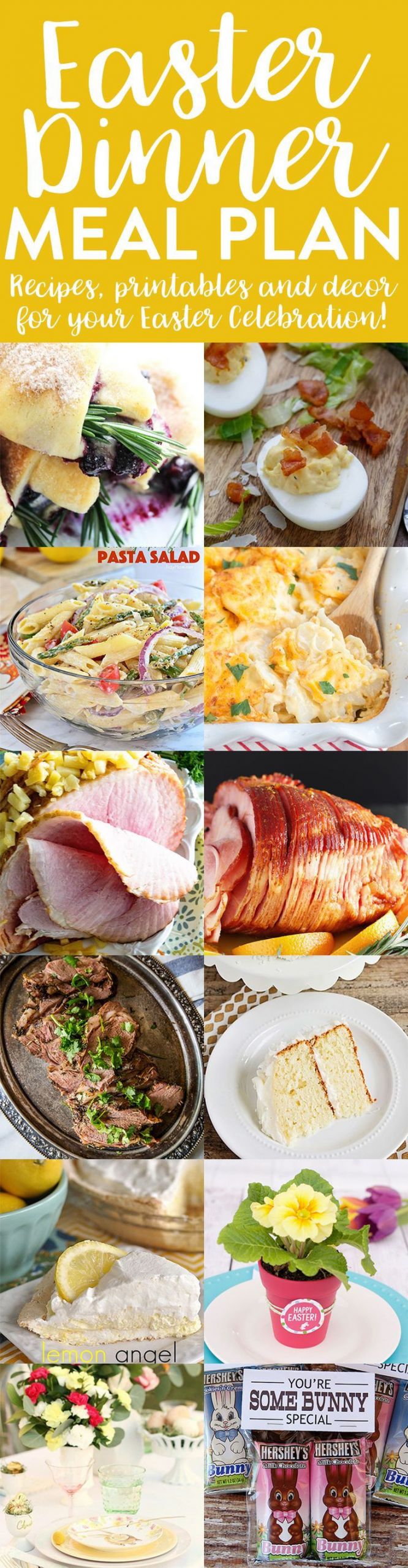 Easy Easter Dinner Menu
 Easy Easter Dinner Meal Plan and Party Ideas