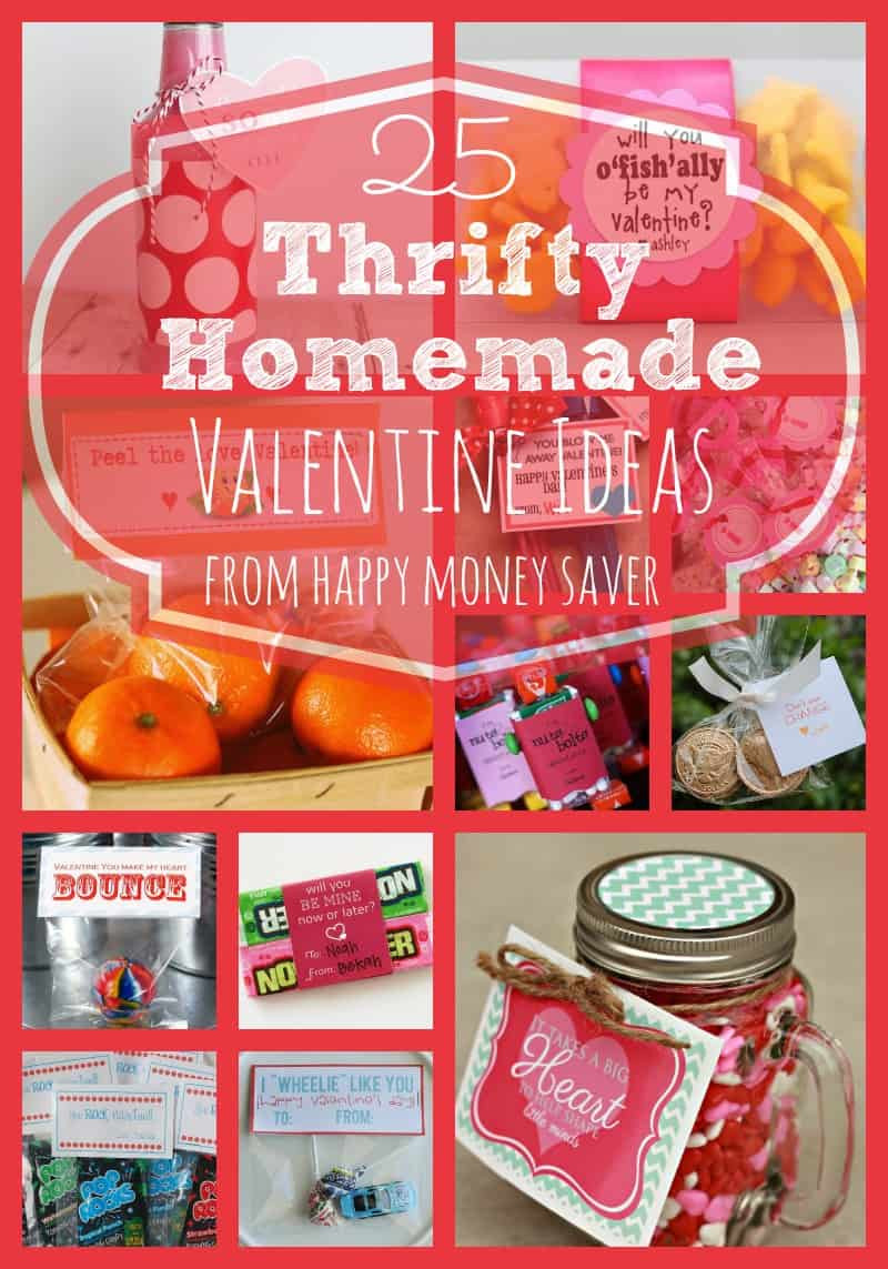Easy To Make Valentine Gift Ideas
 25 Thrifty Homemade Valentine Ideas Happy Money Saver