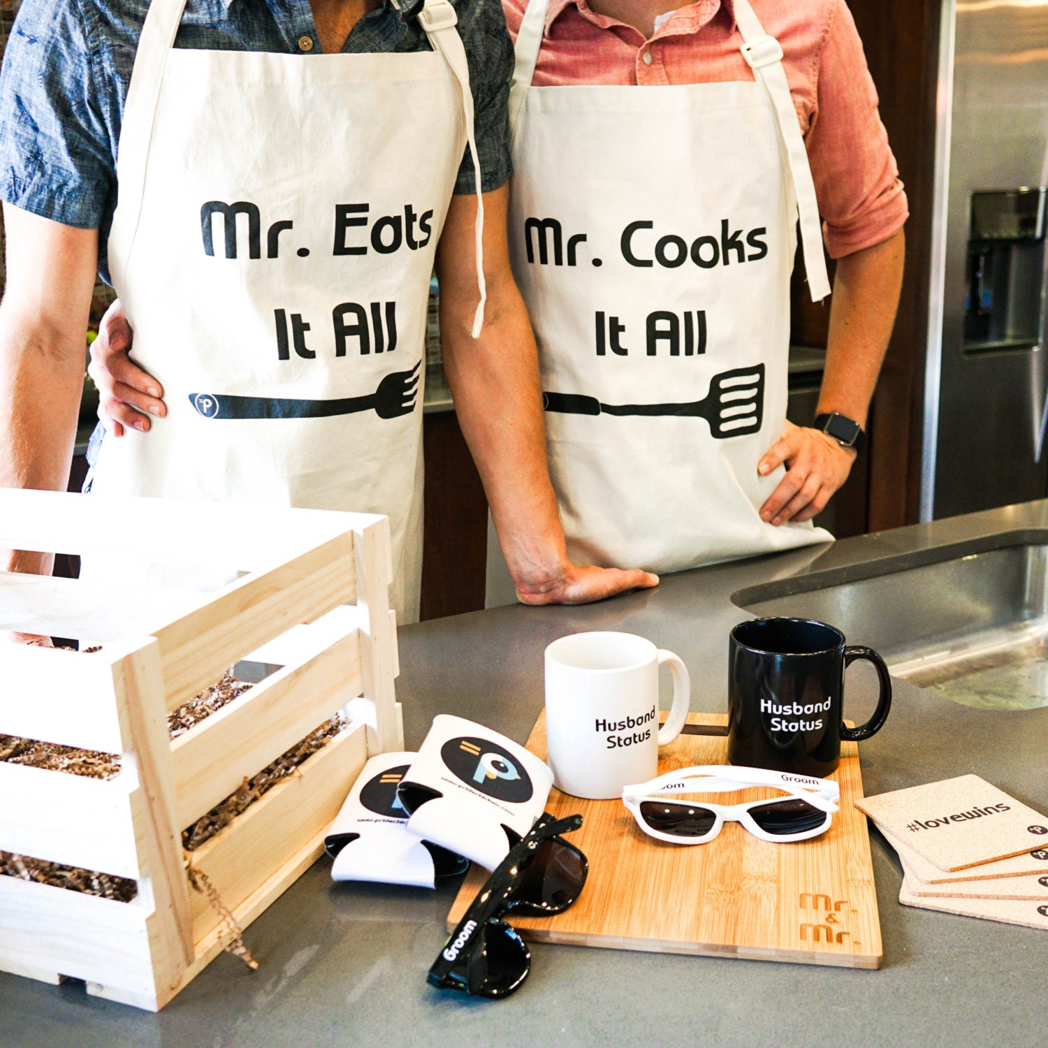 Engagement Gift Ideas For Young Couples
 Gay Couple Kitchen Crate Makes a Great Gay Wedding Gift