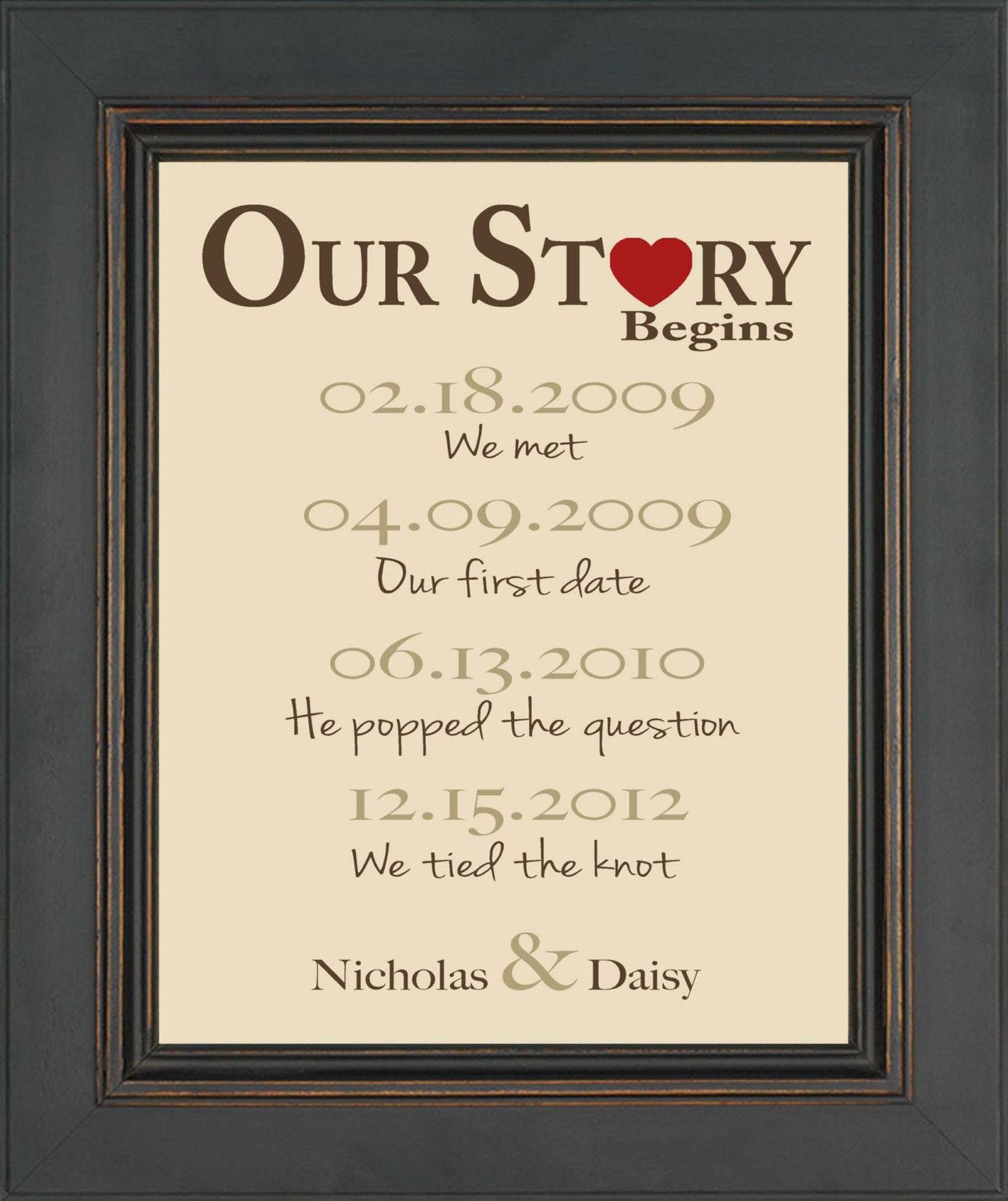 First Married Valentine&amp;#039;s Day Gift Ideas Elegant Our Story