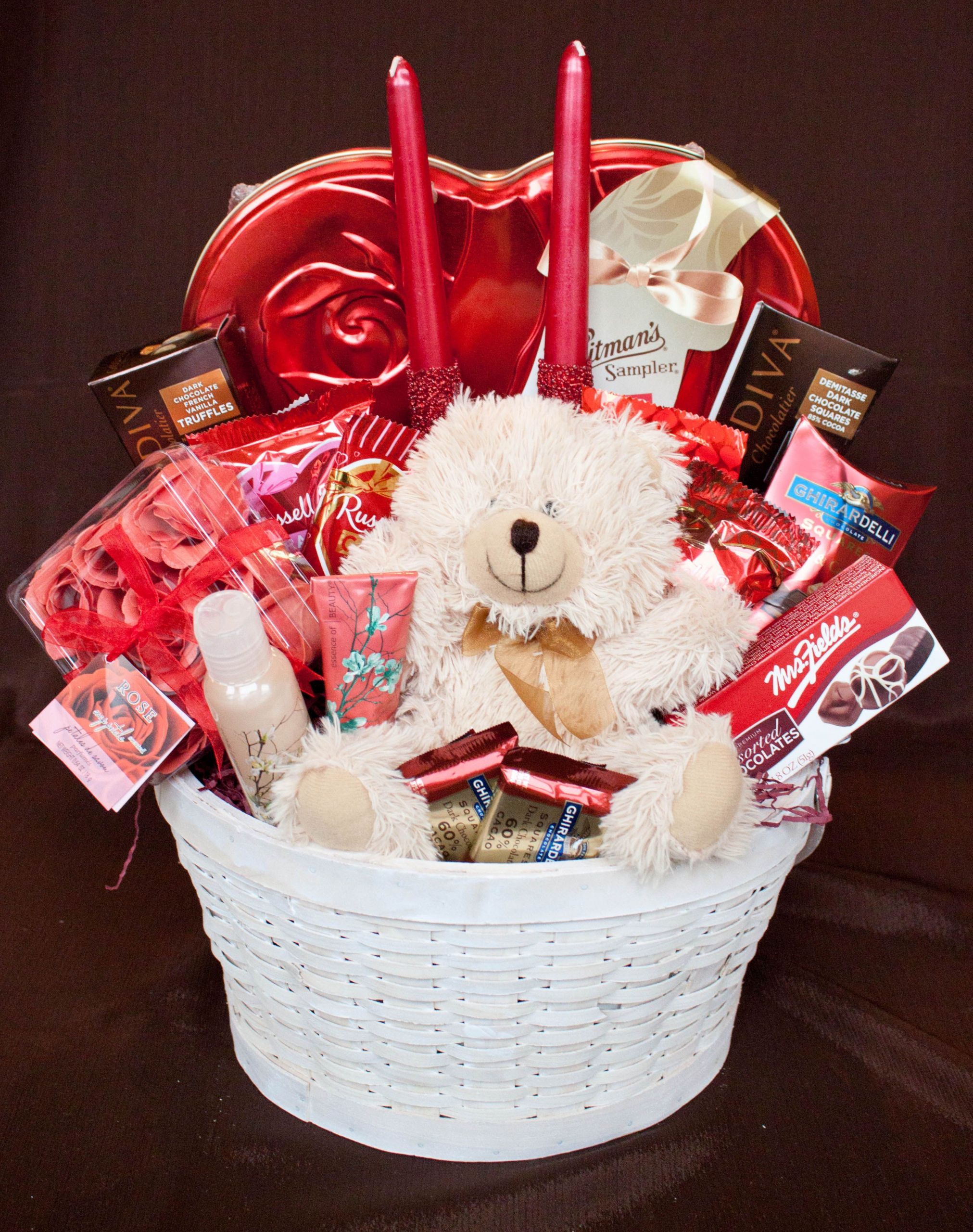 First Married Valentine'S Day Gift Ideas
 Valentine Basket