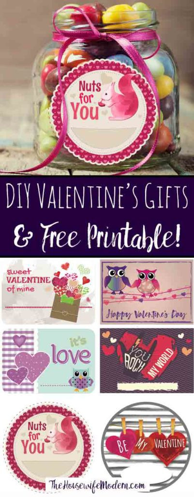 Free Valentine Gift Ideas
 Easy DIY Valentine’s Day Gift Ideas with Free Printable