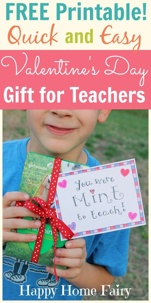 Free Valentine Gift Ideas
 Valentine Gift Ideas for Teachers Happy Home Fairy
