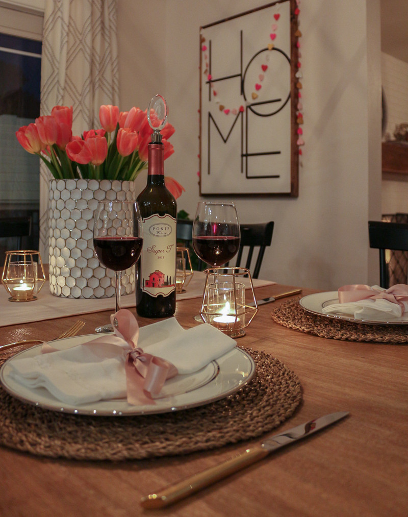 Fresh Market Valentines Dinner
 Romantic Home Date Night Valentine s Day Tablescape