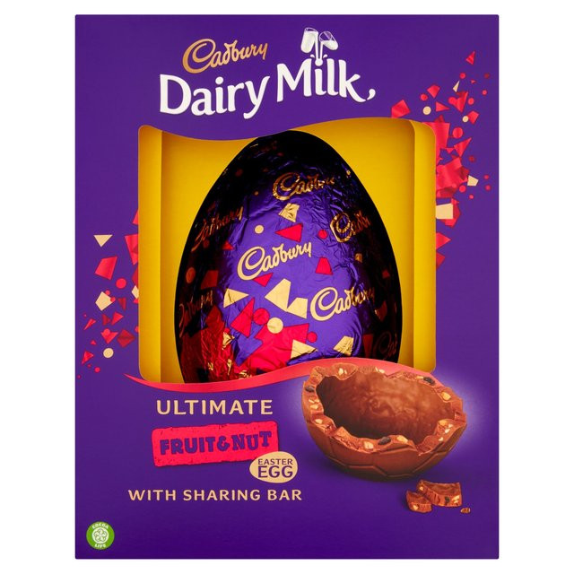 Fruit And Nut Easter Eggs Recipe
 Cadbury Chocolate Fruit & Nut Easter Egg