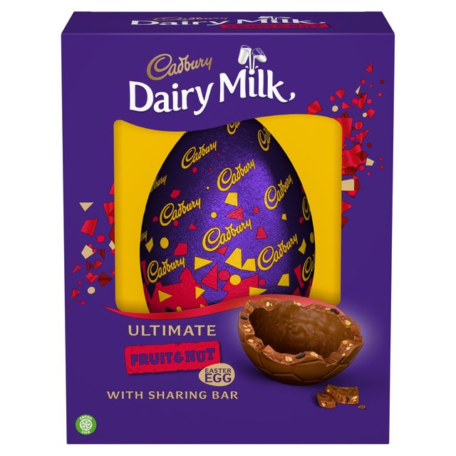 Fruit And Nut Easter Eggs Recipe
 Cadbury Chocolate Fruit & Nut Easter Egg
