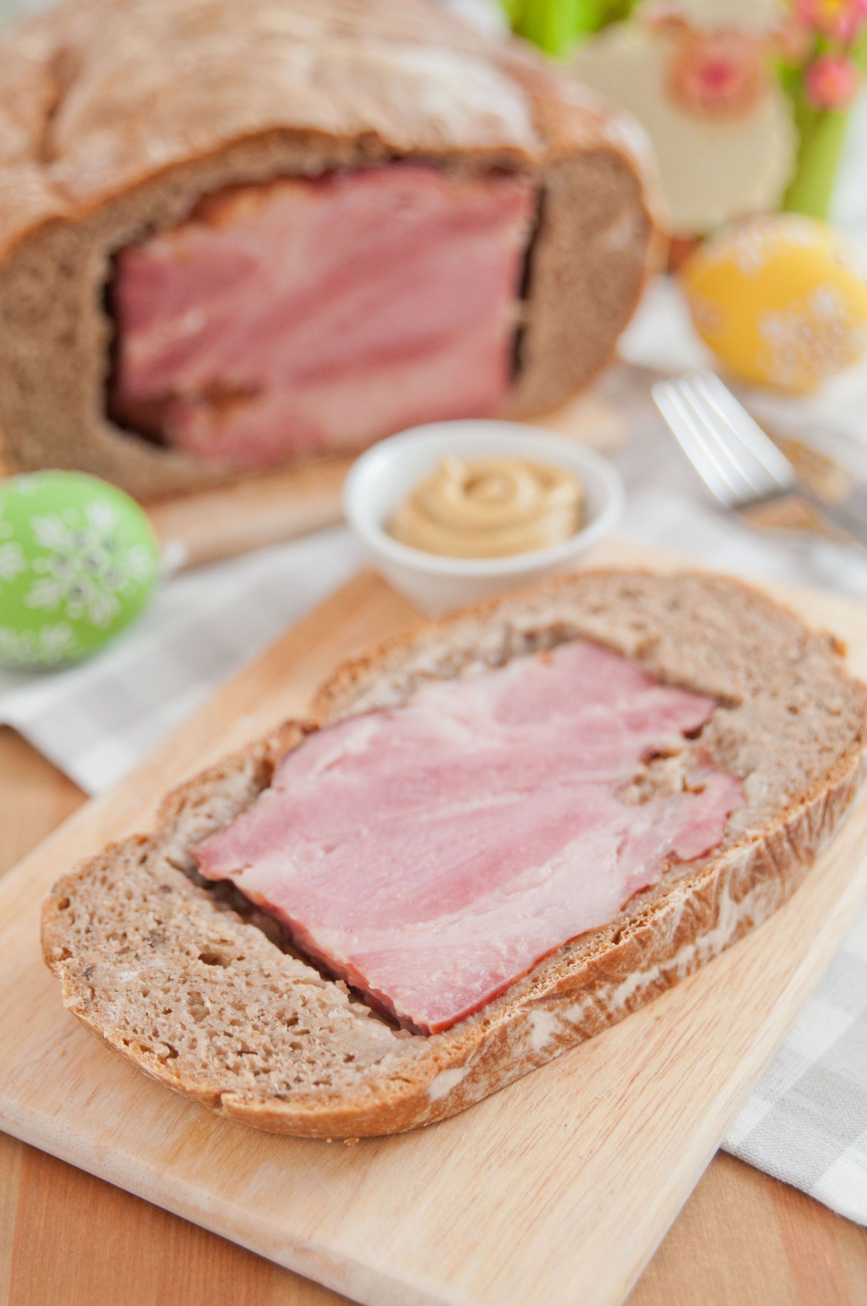 German Easter Food
 Classic German Recipe Osterschinken or Ham in a Bread